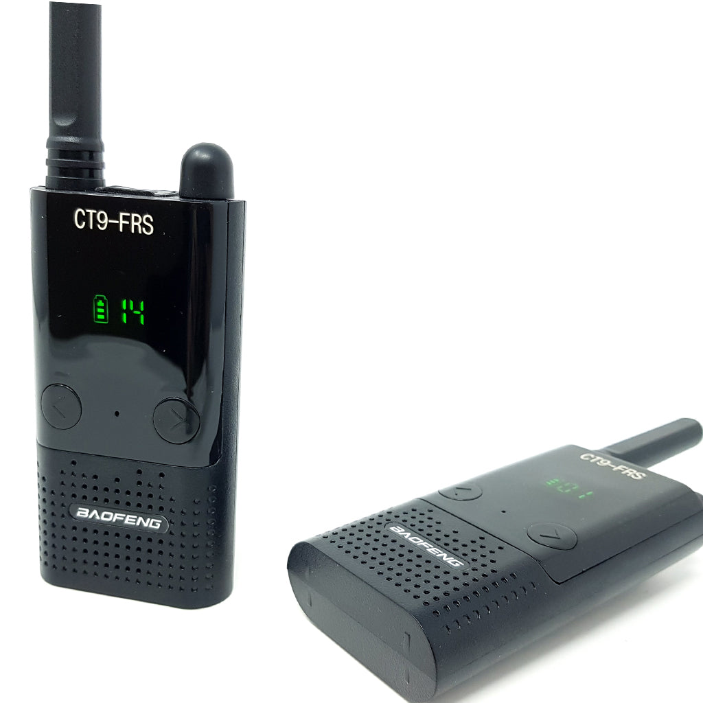 A Pair (2 PCs) Baofeng CT9-FRS Family Frequency Service (FRS) Radio, IC Certified